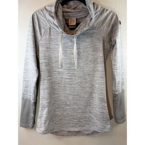 Avalanche Grey Pullover Cowl Neck Sweatshirt Size S